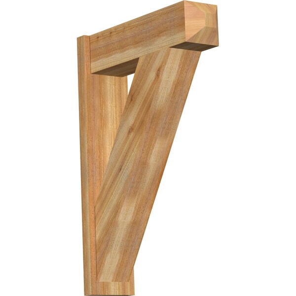 Ekena Millwork Traditional Craftsman Rough Sawn Outlooker, Western Red Cedar, 8"W x 28"D x 40"H OUT08X28X40TRA04RWR - main
